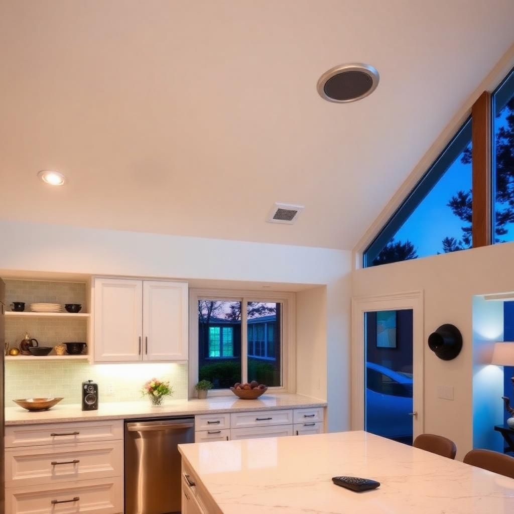 Kitchen Zone — In-Ceiling Paradigm Array — after