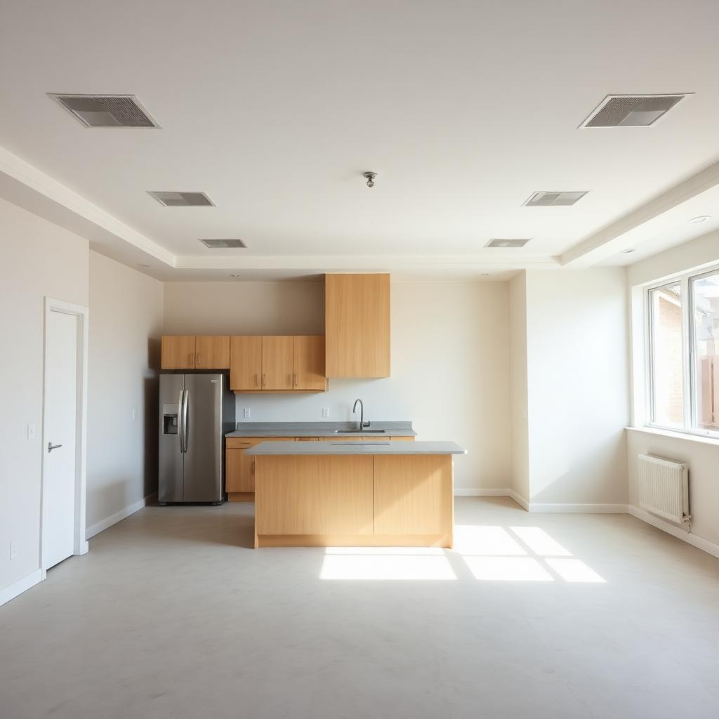 Kitchen Zone — In-Ceiling Paradigm Array — before
